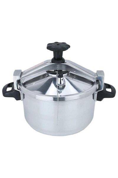 ALSAIF Aluminum Pressure Cooker () 7 Liters Silver