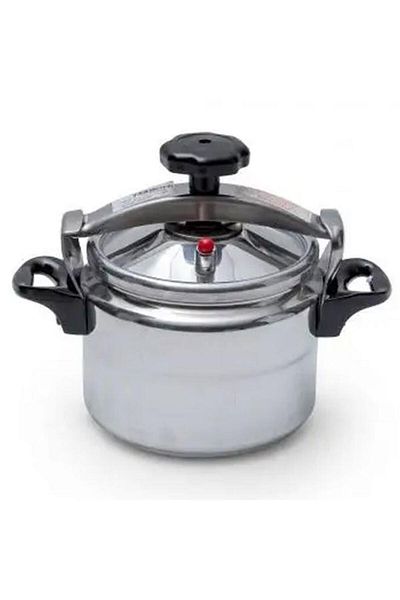 ALSAIF Aluminum Pressure Cooker 15 Liter Silver