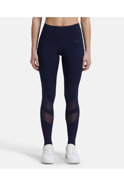 JOCKEY Move Women Slim Fit Leggings MW38-01 Blue