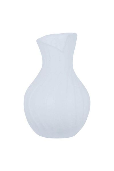 ALSAIF Glass Vase 12 X 19 Cm White