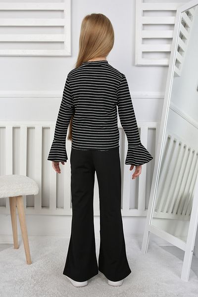 e-çocuk Striped Girl's Set