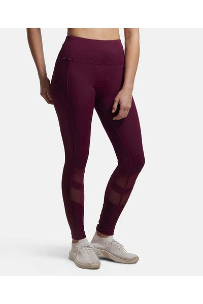JOCKEY Move Women Slim Fit Leggings MW38-01 Red