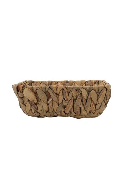 ALSAIF Wicker Basket Set Deep Square 3 Pieces Brown