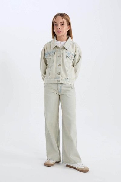 DeFacto Jachetă de jeans pentru fete D7104a825sp