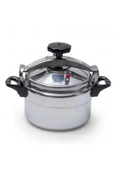 ALSAIF Steel Pressure Cooker 5 Liter Silver
