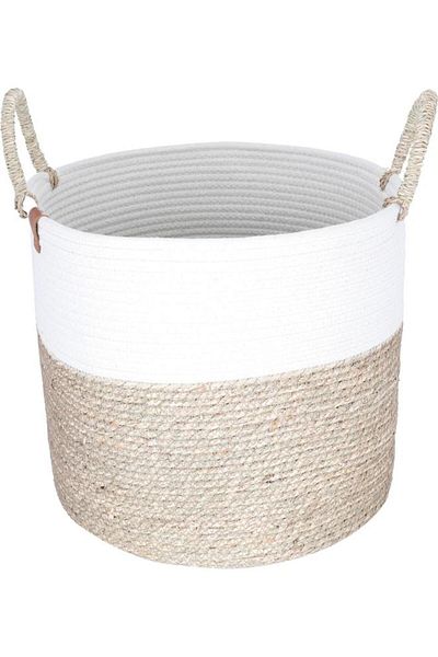 ALSAIF Wicker Basket Set 3 Pieces Beige