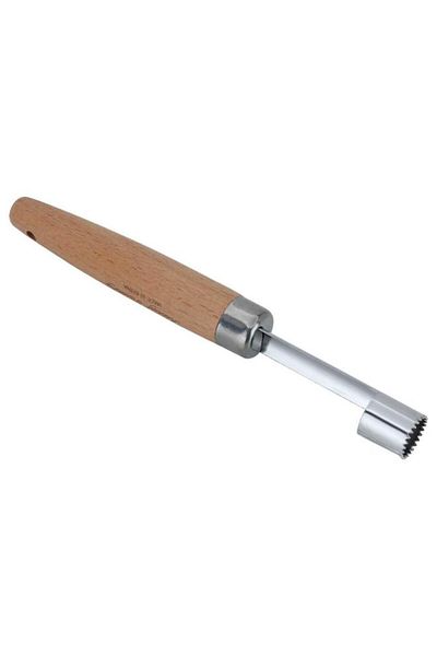 ALSAIF Steel Vegetable Pot With Handle Wooden