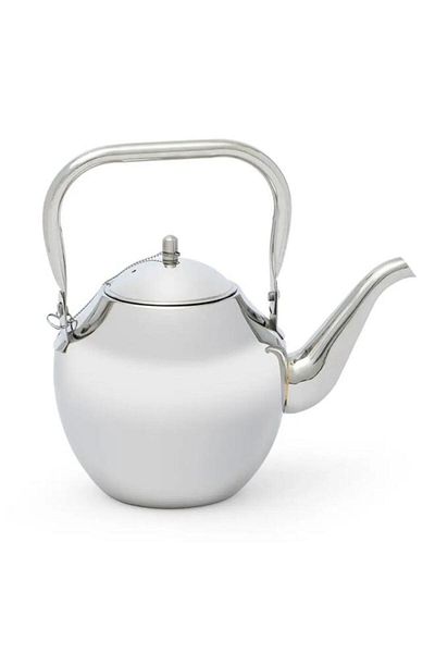 ALSAIF Steel Teapot 1.2L Silver