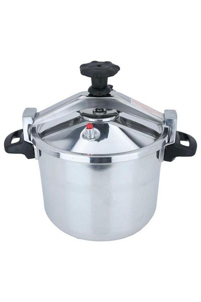 ALSAIF Aluminum Pressure Cooker 8 Liter Silver