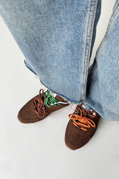 STRASWANS Lera Γυναικεία Suede Αθλητικά Παπούτσια Καφέ