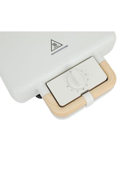 ALSAIF Sandwich And Waffle Maker 800 Watt 2×1 Beige