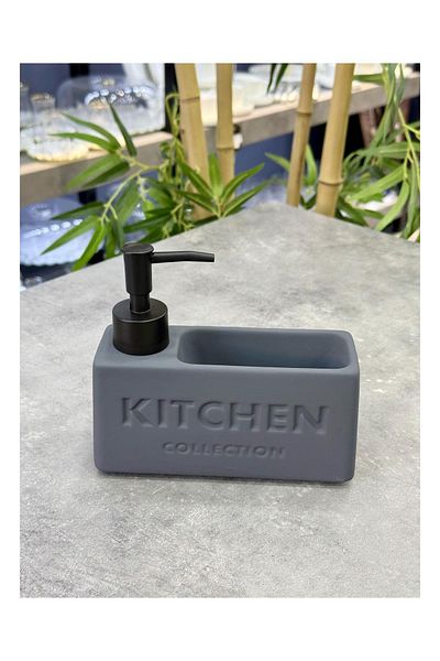 ACAR Δοχείο υγρού σαπουνιού Vega Kitchen Luxury Μαύρο