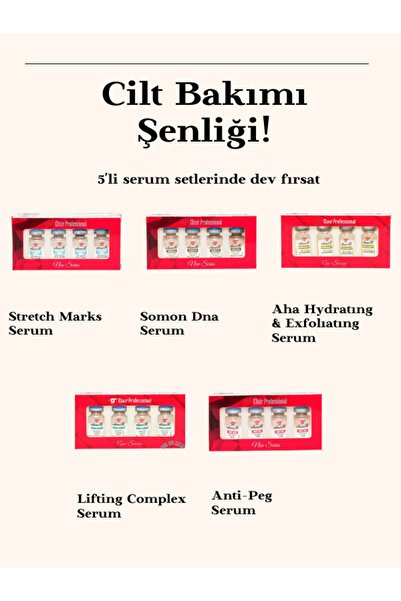TRELİXİR Dermapen-iğnesiz mezoterapi Serum Seti