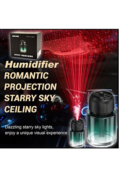 Tastech ŞARJLI ARAÇ İÇİ PARFÜM DİFÜZÖRÜ KOKULU HAVA NEMLENDİRİCİ HUMUDİFİER Y...