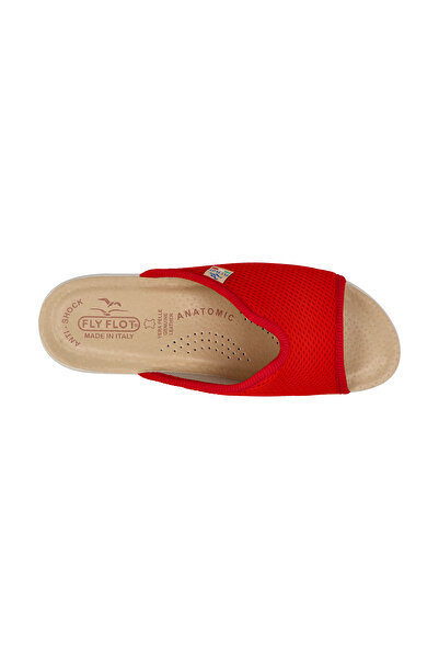 Fly Flot Women / Girls Daily Sneakers T4 429 Fe Fly Flot Cloth Slipper Red