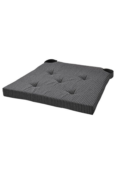 erorex وسادة كرسي، أسود، 42/35x40x4 سم