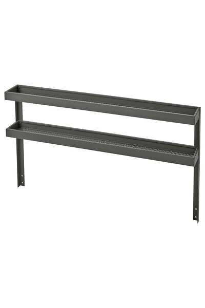 Generic وحدة إضافية مع أرفف، خارجية/رمادية داكنة، 120×70 سم