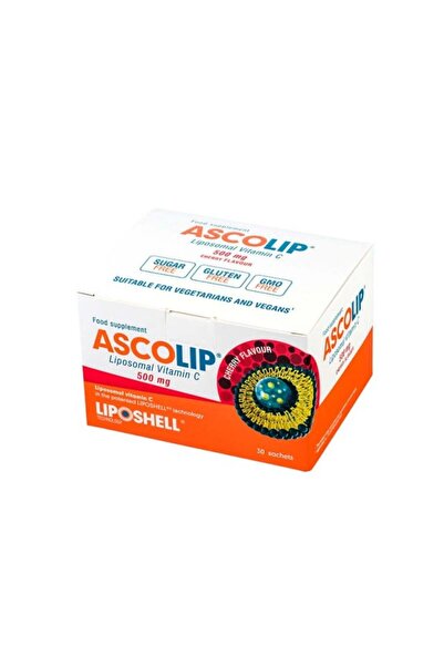 ASCOLIP Vitamina C Lipozomala 500 mg LIPOSHELL®, COPII /ADULTI (30 plicuri)(A...