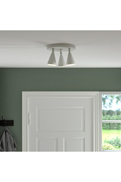 erorex Ceiling spotlight with 3 spots, white