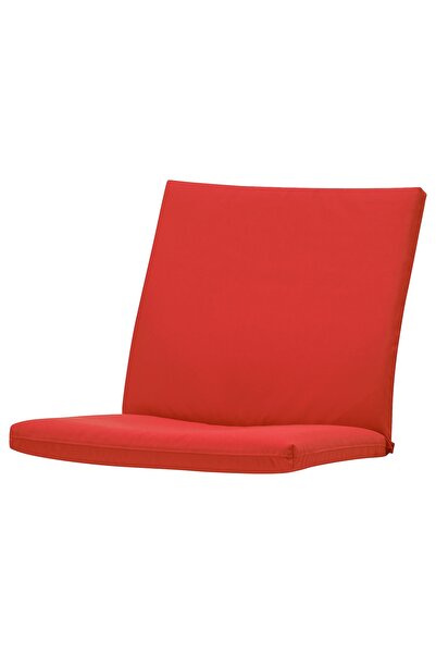 Generic Armchair cushion with low back, Vissle red