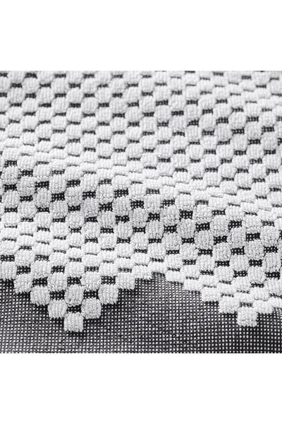 erorex Bath sheet, white/grey, 100x150 cm