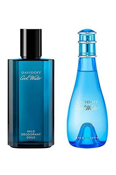 Davidoff Set of  Cool Water EDT Men 125 Ml EDT Women 100ml