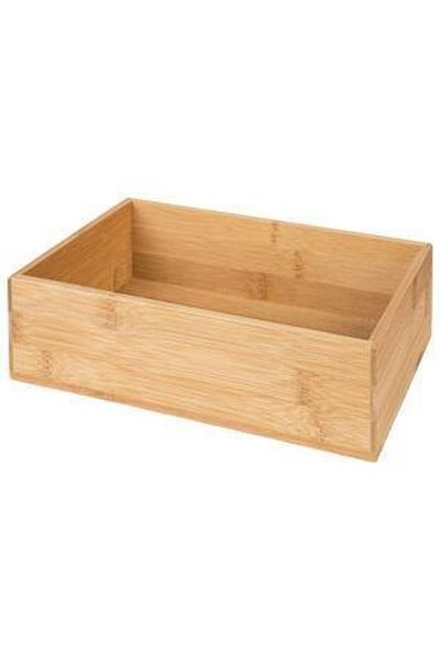 Wenko Bamboo Durable Storage Bin