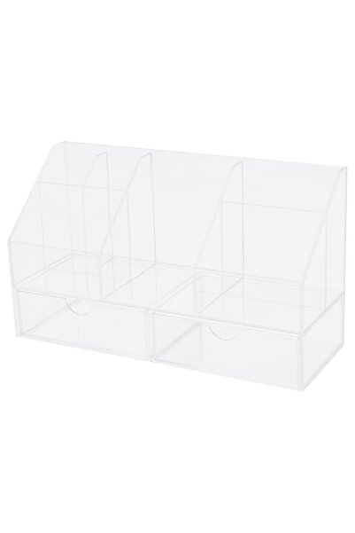 erorex تخزين المكياج مع درجين، 25×9 سم