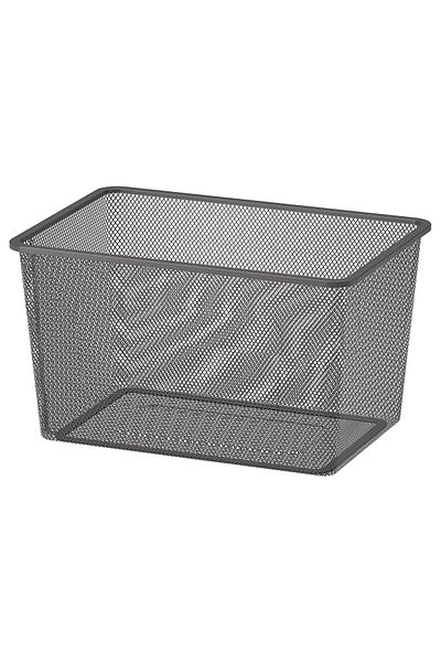 erorex Mesh storage box, dark grey, 42x30x23 cm