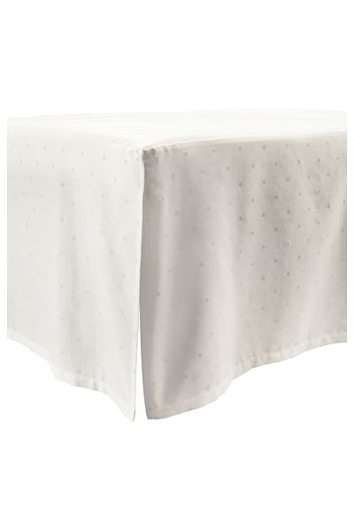 erorex Cot skirt, dotted/white, 60x120 cm