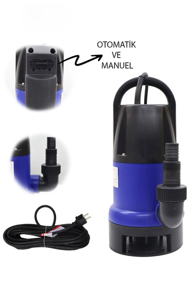 RAXTOR 400 w Gizli Şamandıralı Su Dalgıç Pompa Tahliye Pompası Havuz Pompası