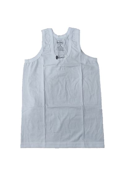 Pardon Boy's Combed Cotton Undershirt 6 Pieces