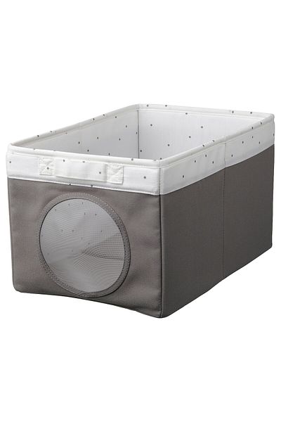 erorex Box, grey/dotted white, 25x37x22 cm