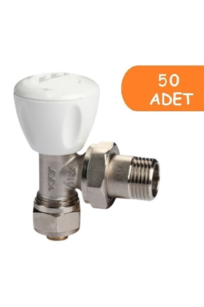 Eca 50 Adet Rv3 1/2 Köşe Radyatör Vanası Petek Havlupan Vanası 602120721