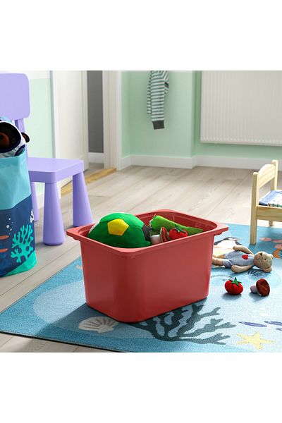 erorex Storage box, red, 42x30x23 cm