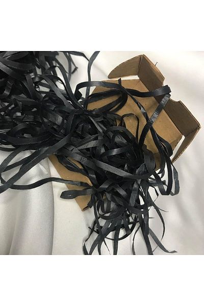 STOREMAX Black Cropped Tissue Paper - Colorful Shredded Paper