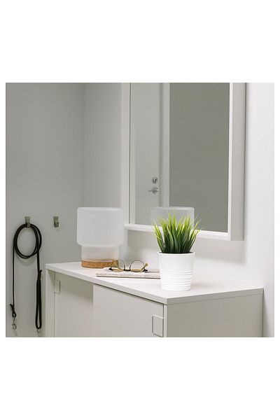 erorex Artificial potted plant, in/outdoor grass, 9 cm