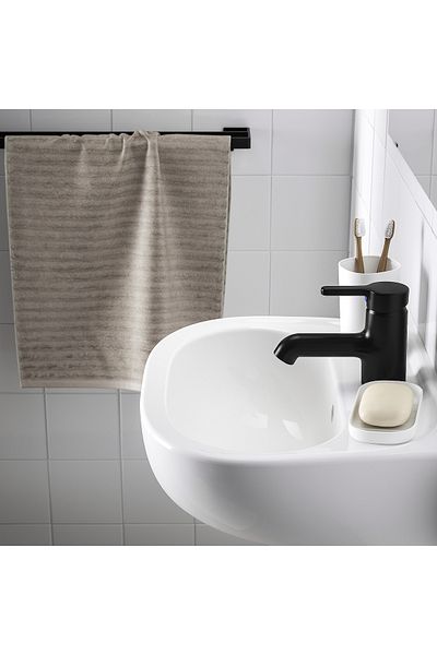 erorex Wash-basin with water trap, white, 45x35 cm