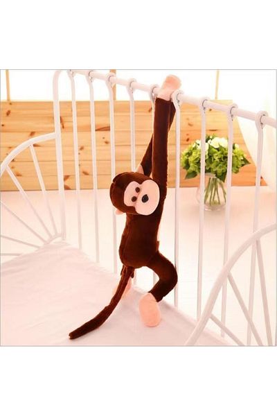 Choice Brown Colorful Plush Monkey Toys Colorful Long-armed Monkey Photography Accessories Electric Crashpr