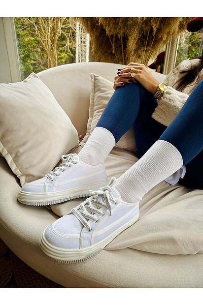 İnan Ayakkabı Women's Linen Sports Shoes