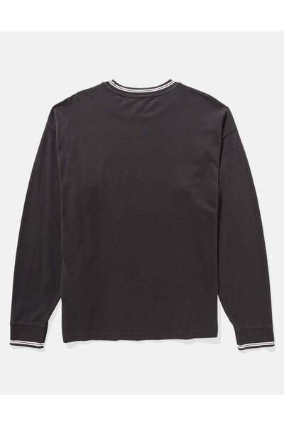 AMERICAN EAGLE AE Long-Sleeve Pique T-Shirt