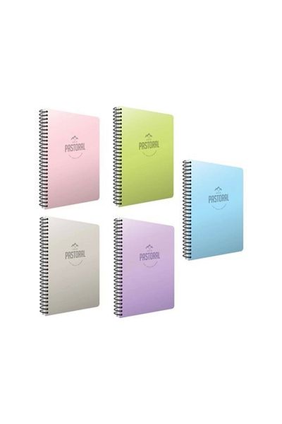 Gıpta Pastoral Spiral Pp.Cover A4 40 Yp. Checkered Notebook