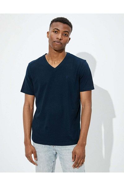 AMERICAN EAGLE AE Super Soft Icon V-Neck T-Shirt