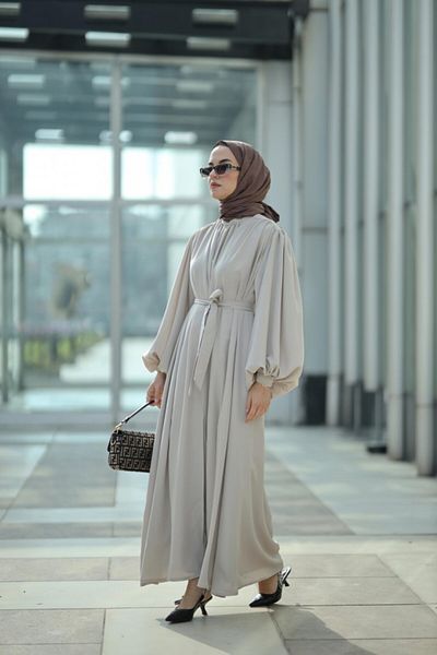 NS Moda Hijab Premium Abaya Stone Model-536