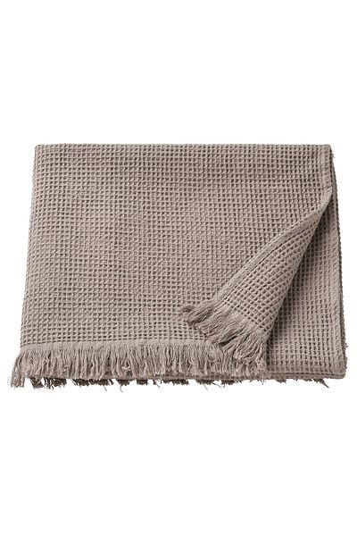 erorex Bath towel, light grey/brown, 70x140 cm
