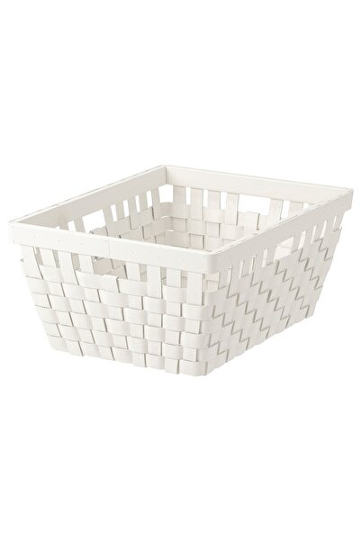 erorex Basket, white, 38x29x16 cm