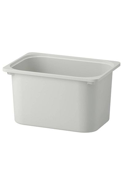 erorex Storage box, grey, 42x30x23 cm