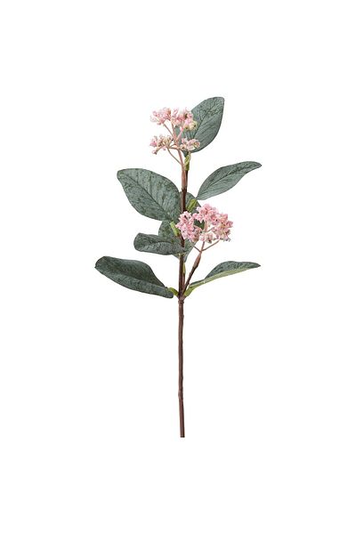 erorex Artificial flower, eucalyptus/pink, 30 cm
