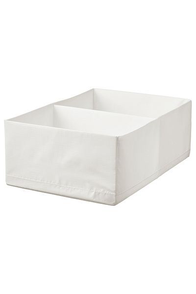 erorex Box with compartments, white, 34x51x18 cm