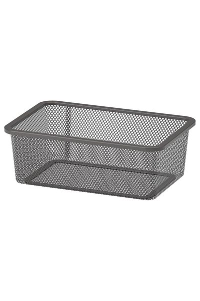 erorex Mesh storage box, dark grey, 20x30x10 cm